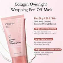 ORDIFEN Collagen Night Wrapping Mask – Firming & Hydrating Overnight Peel-Off Facial Mask