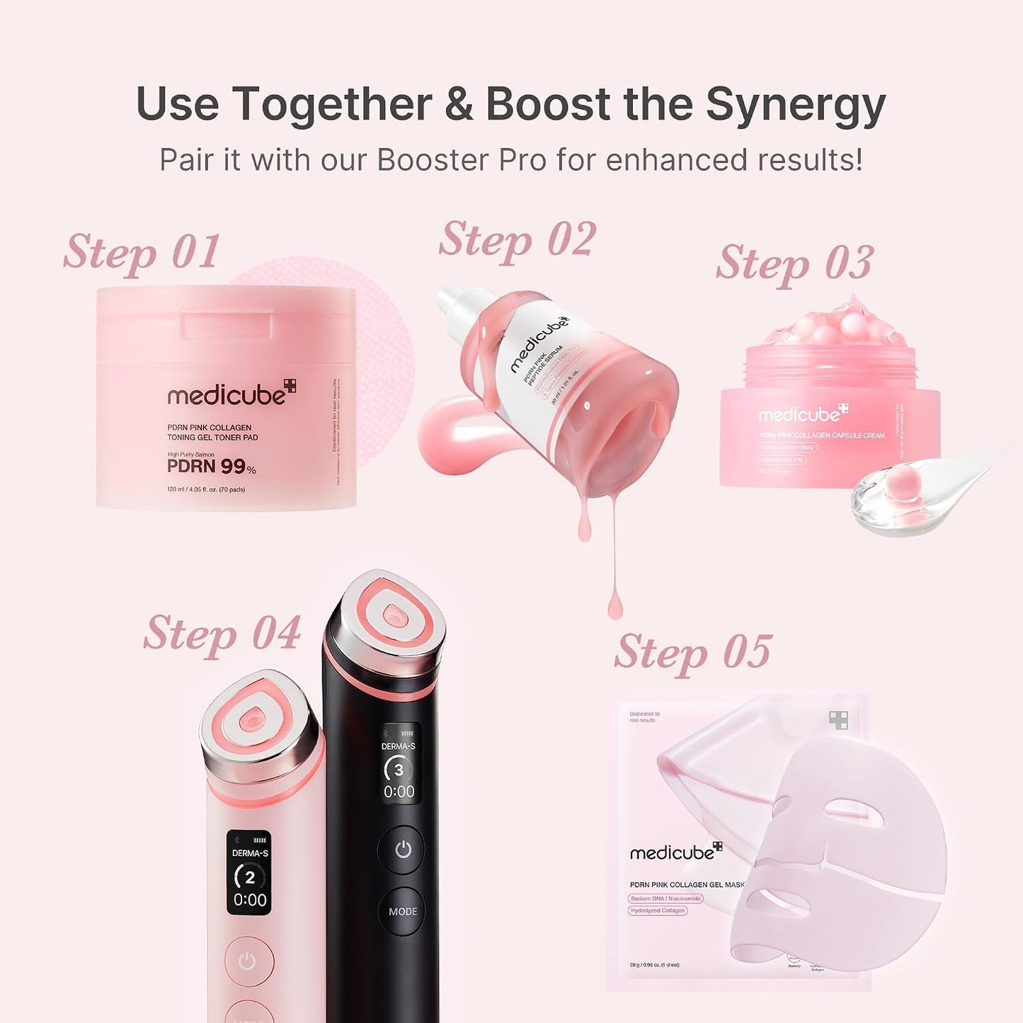Medicube PDRN Pink Peptide Serum | Glow Firming Korean Serum