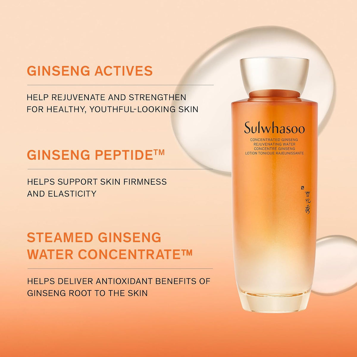 Sulwhasoo Concentrated Ginseng Rejuvenating Water | Anti-Aging Toner