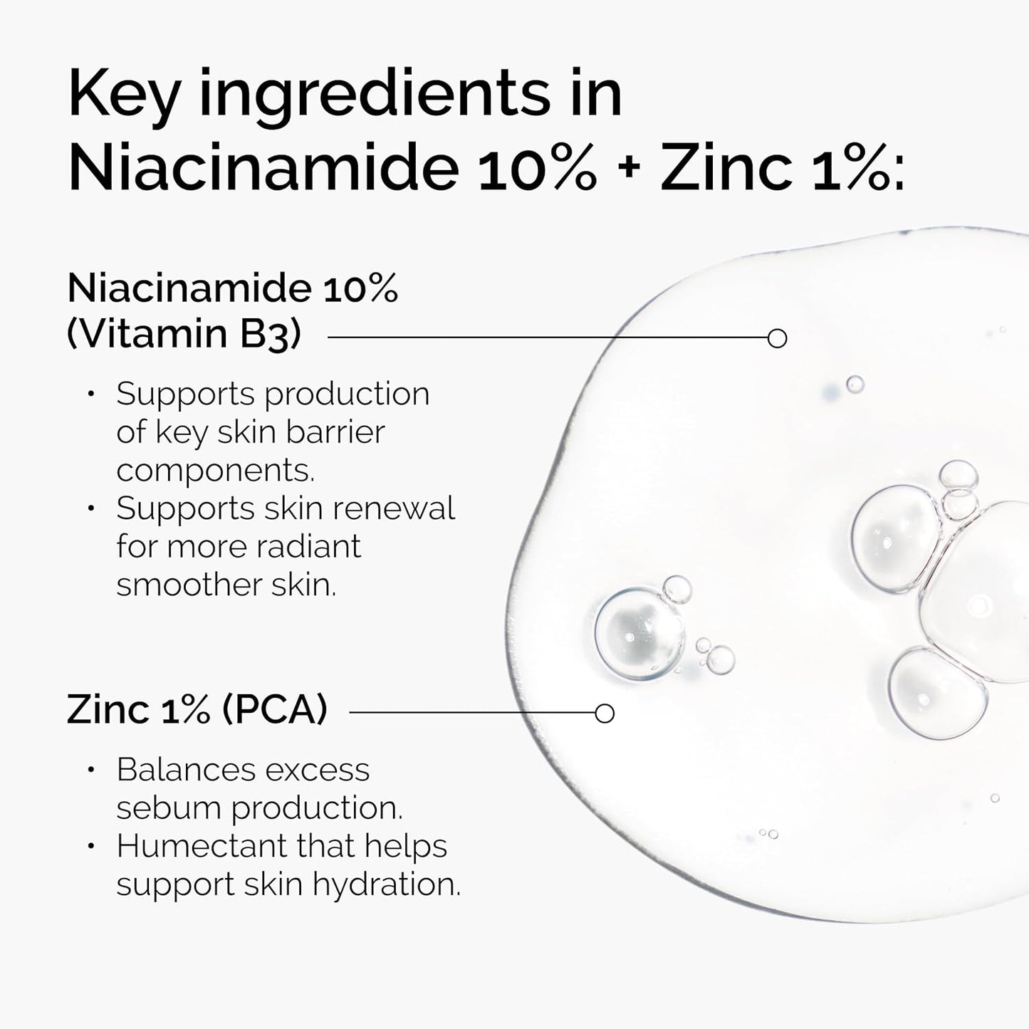 The Ordinary Niacinamide 10% + Zinc 1% | High-Strength Blemish & Pore Refining Serum