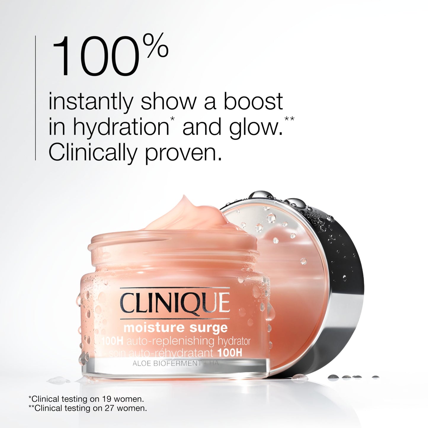 Clinique Moisture Surge 100H Auto-Replenishing Hydrator – Lightweight Cream-Gel Face Moisturizer