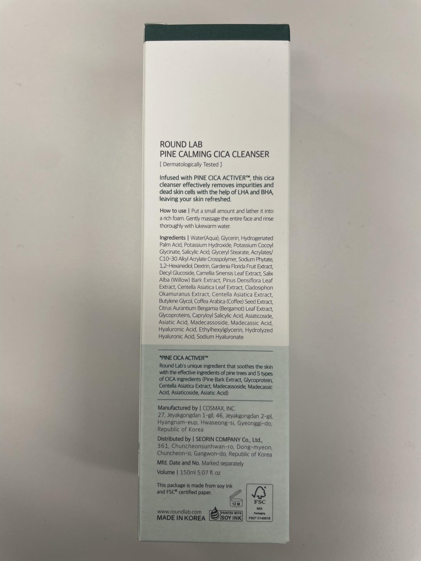 ROUND LAB Birch Juice Low pH Cleanser – Hydrating & Barrier-Support
