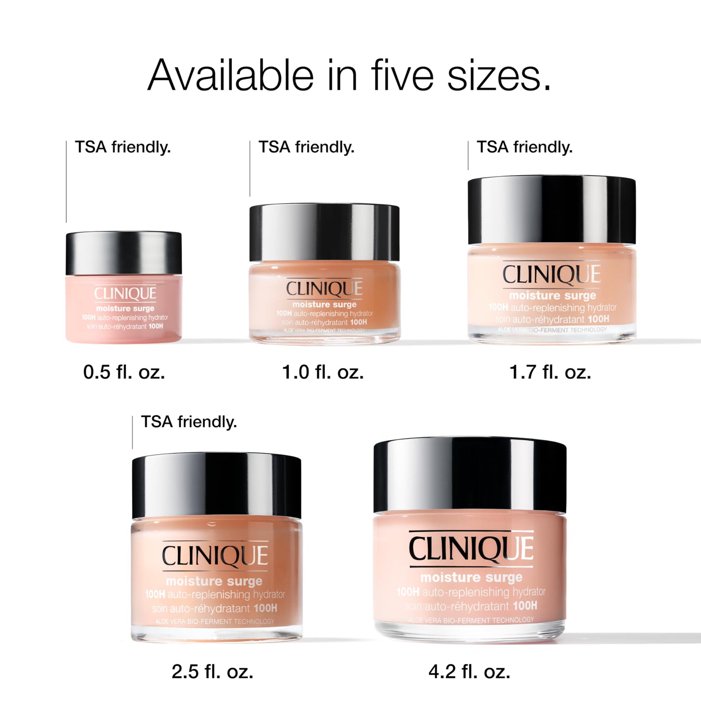 Clinique Moisture Surge 100H Auto-Replenishing Hydrator – Lightweight Cream-Gel Face Moisturizer