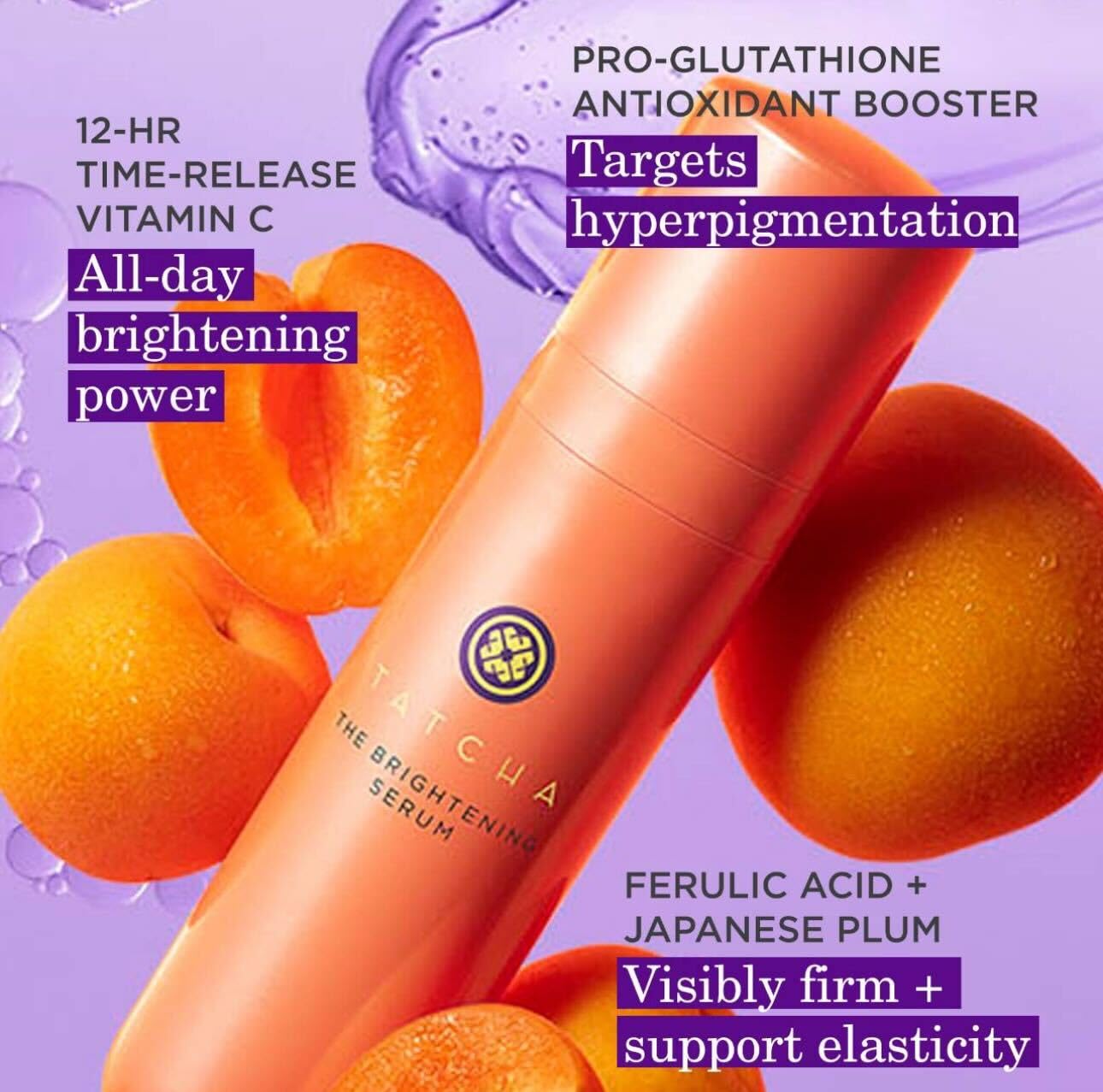 Tatcha The Brightening Serum | Vitamin C Serum for Brighter, Firmer Skin