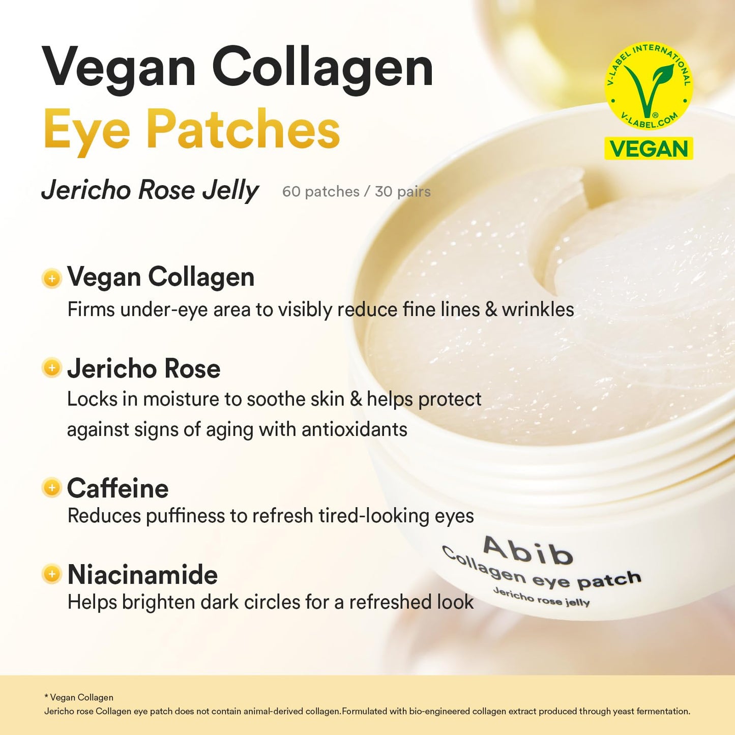 Abib Jelly Eye Patch Trio | PDRN, Glutathione & Collagen