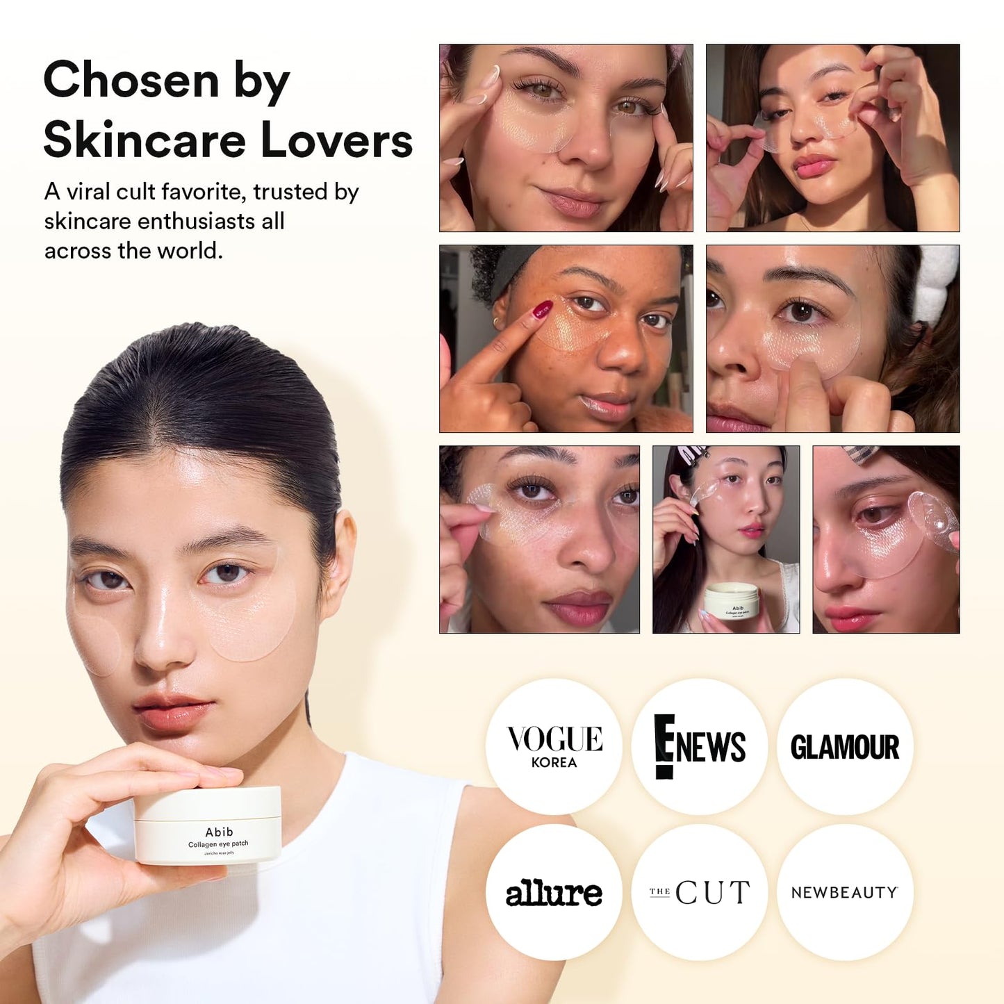 Abib Jelly Eye Patch Trio | PDRN, Glutathione & Collagen