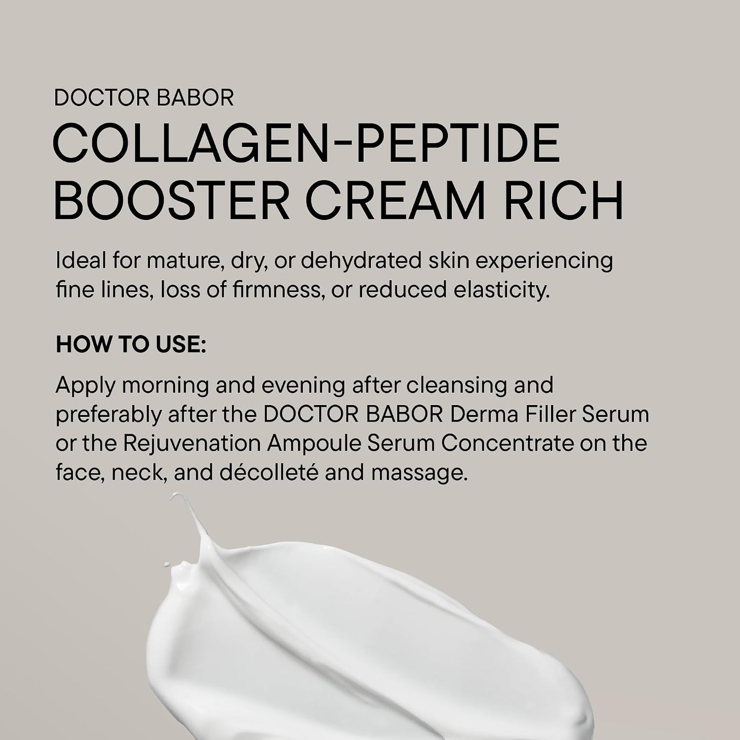 DOCTOR BABOR Collagen-Peptide Booster Cream Rich