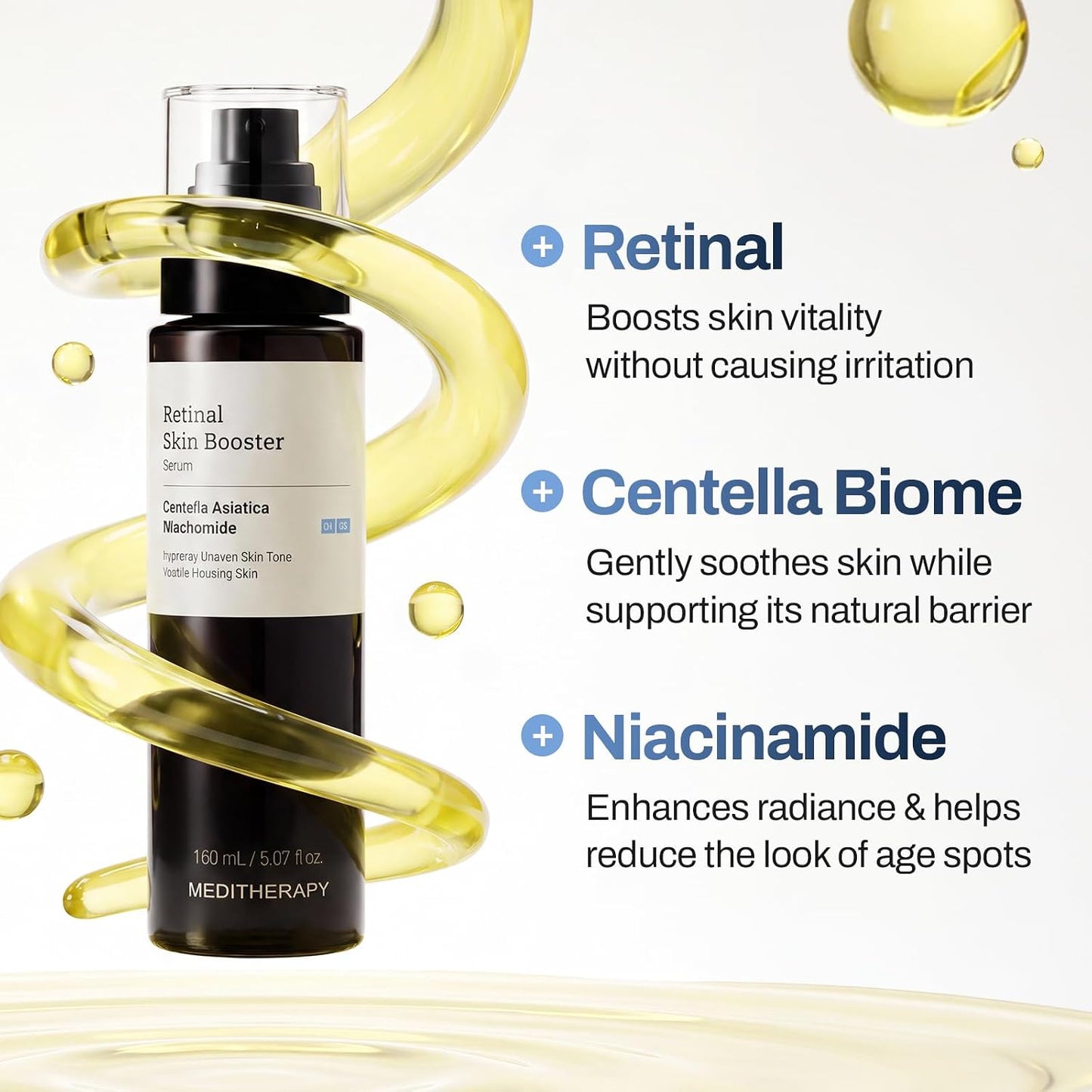 MEDITHERAPY Retinal Skin Booster Serum | Gentle Daily Retinal for Even Tone & Radiance