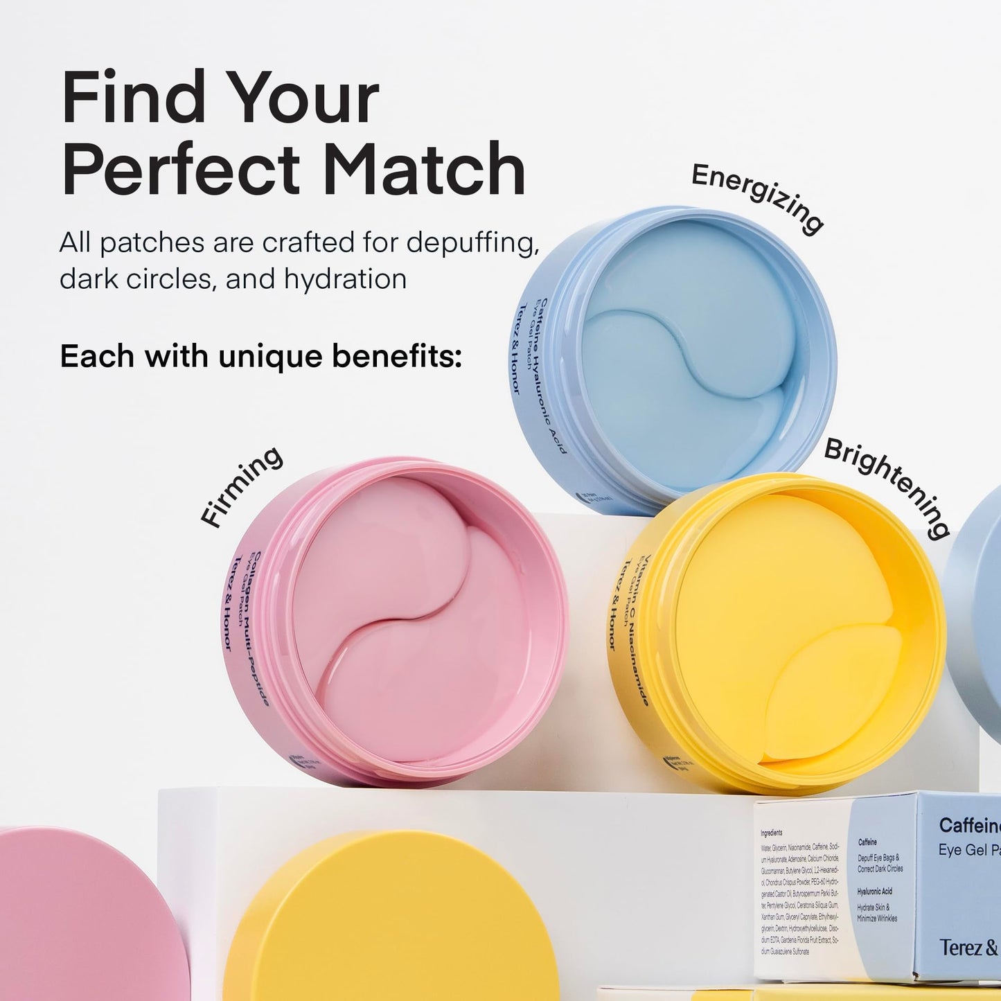 The Ultimate Eye Care Trio: Transform Your Under-Eyes with Terez & Honor Hydrogel Patches