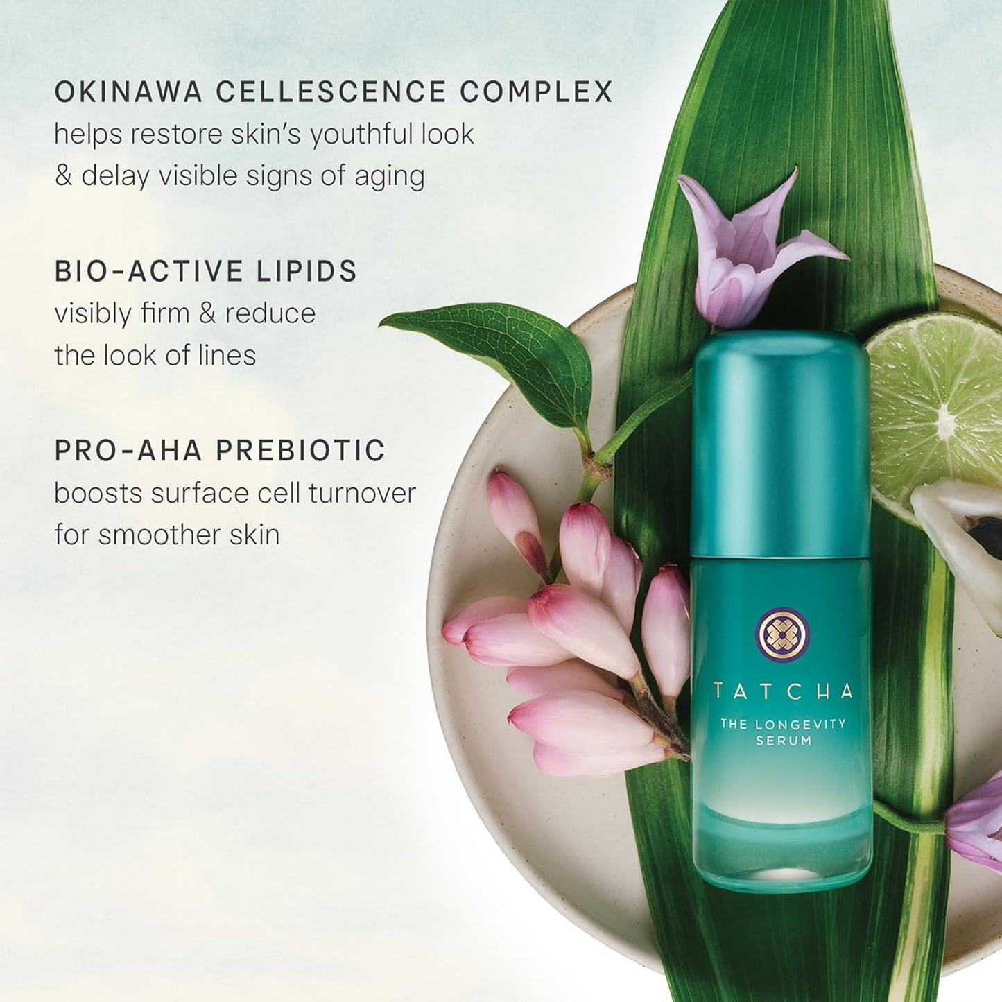 Tatcha The Longevity Serum – Ultimate Restorative Anti-Aging Treatment Serum
