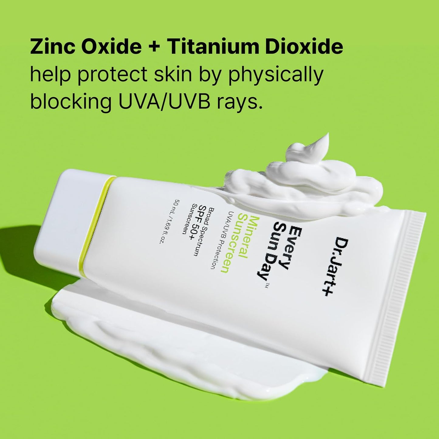 Dr. Jart+ Every Sun Day Mineral Sunscreen SPF50+ 50ml – Matte Finish Physical Sunscreen
