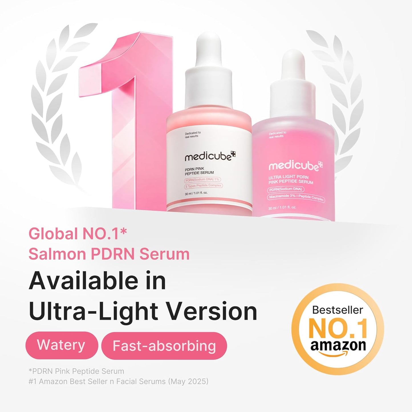 Medicube PDRN Pink Peptide Serum | Glow Firming Korean Serum
