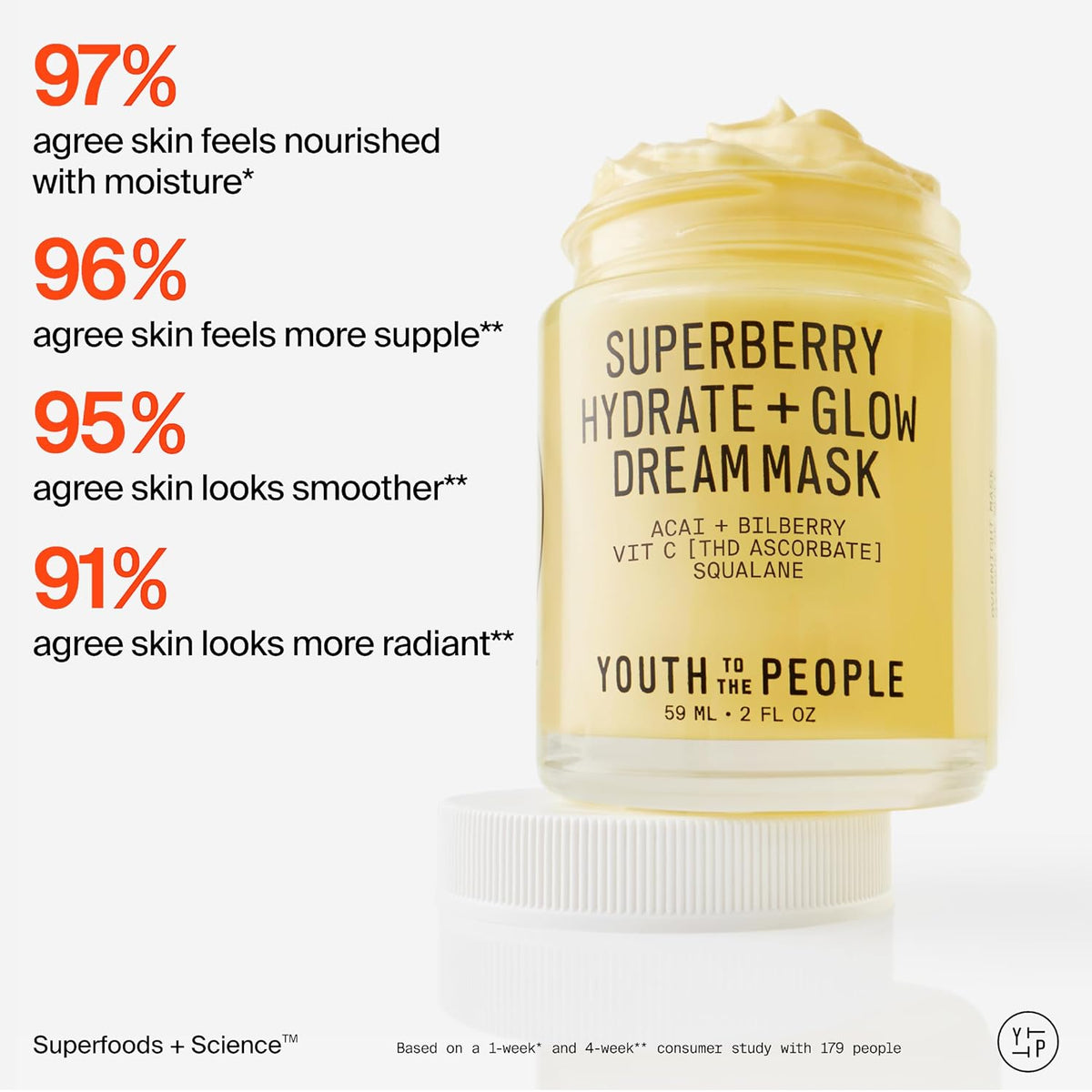 Youth To The People Superberry Hydrate + Glow Dream Mask
