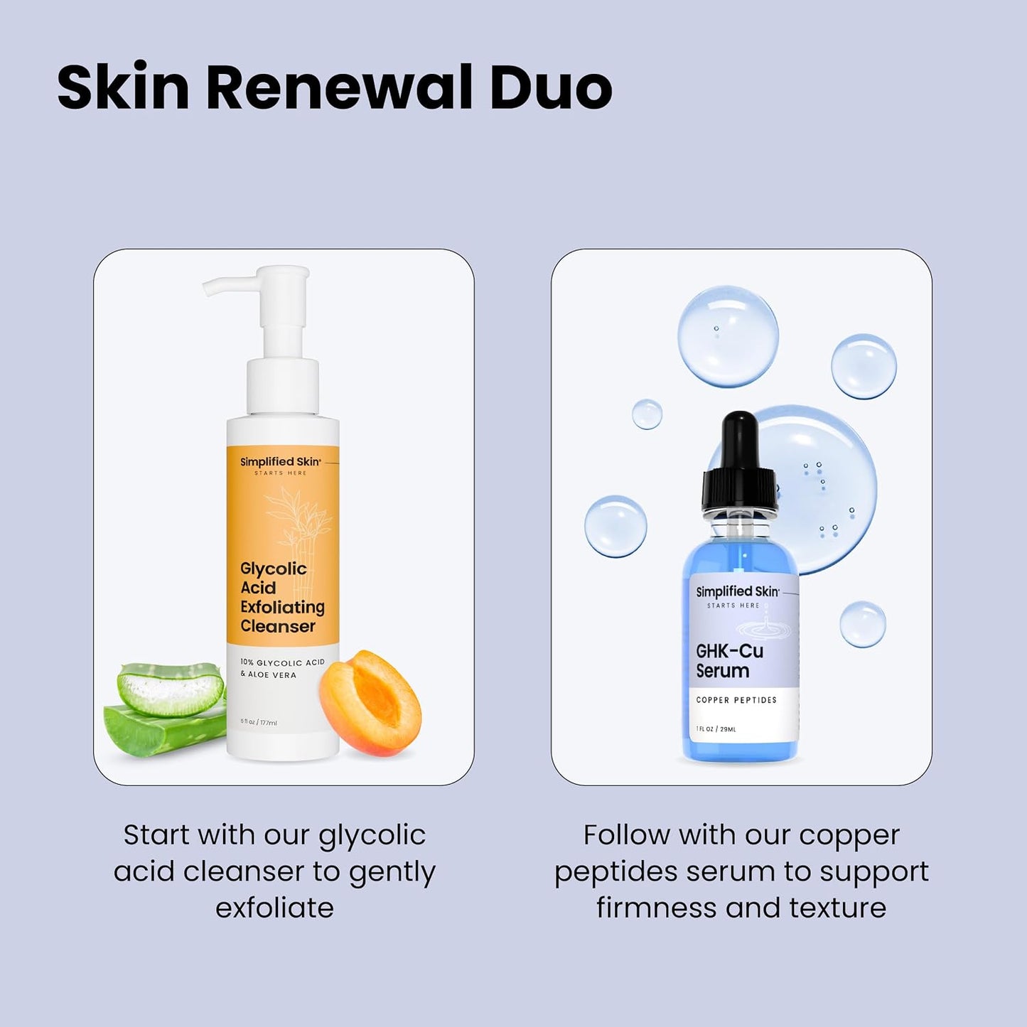 Simplified Skin GHK-Cu Serum | Copper Peptide Firming Serum