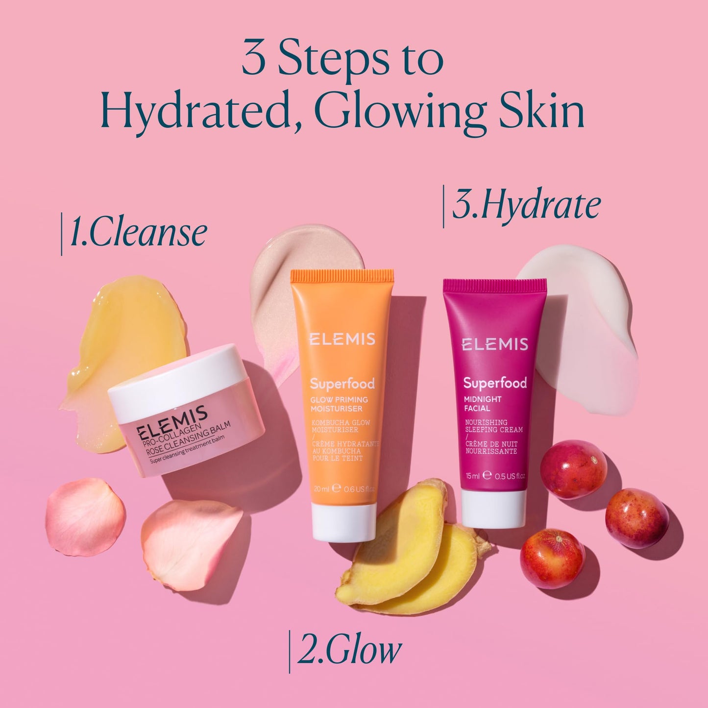 ELEMIS Superfood Midnight Facial | Prebiotic Overnight Night Cream – Hydrating & Radiance Boosting