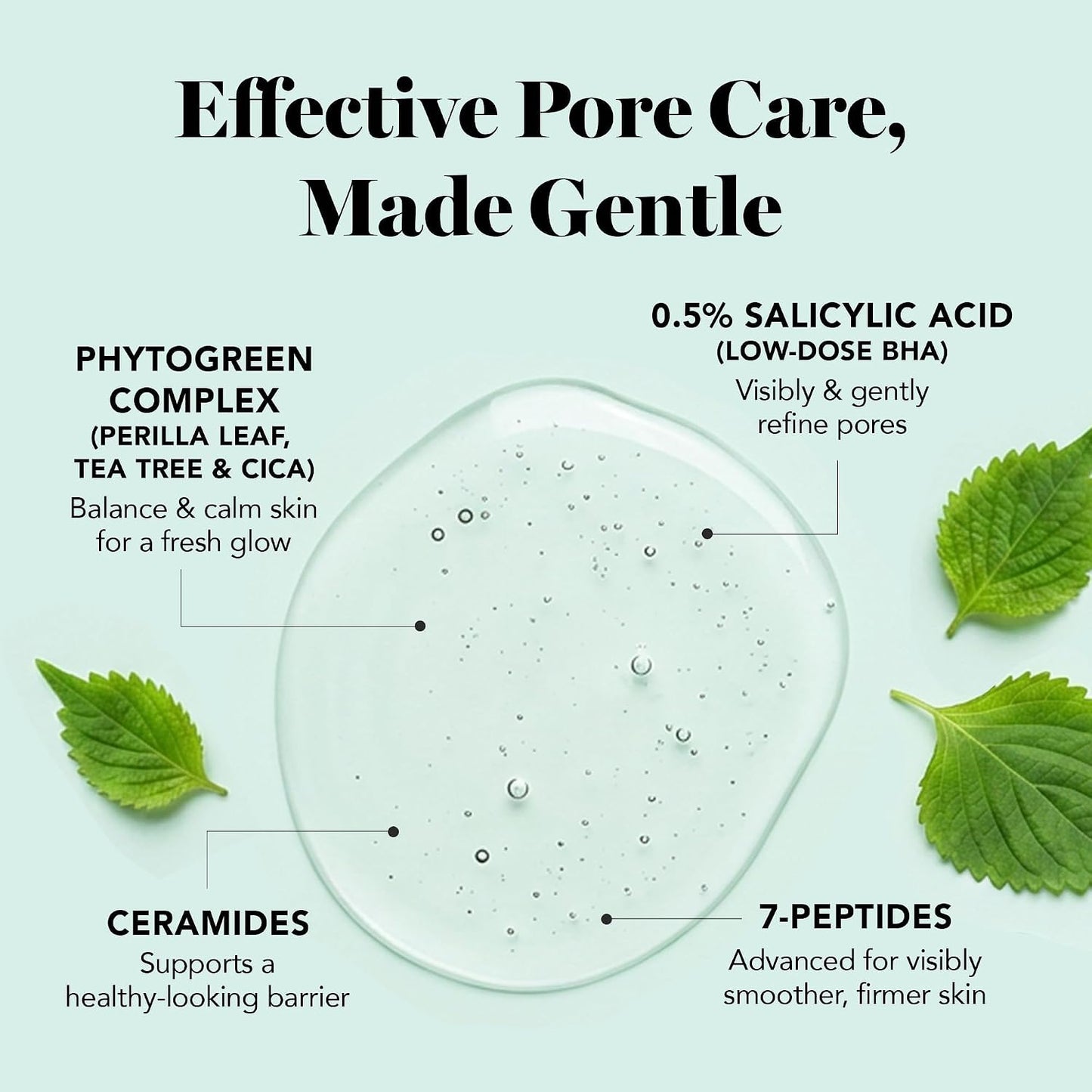 Saturday Skin Perilla Leaf Pore Serum | Daily Pore Refining & Balance — Gentle BHA, Perilla Leaf & Barrier-Supporting Peptides.