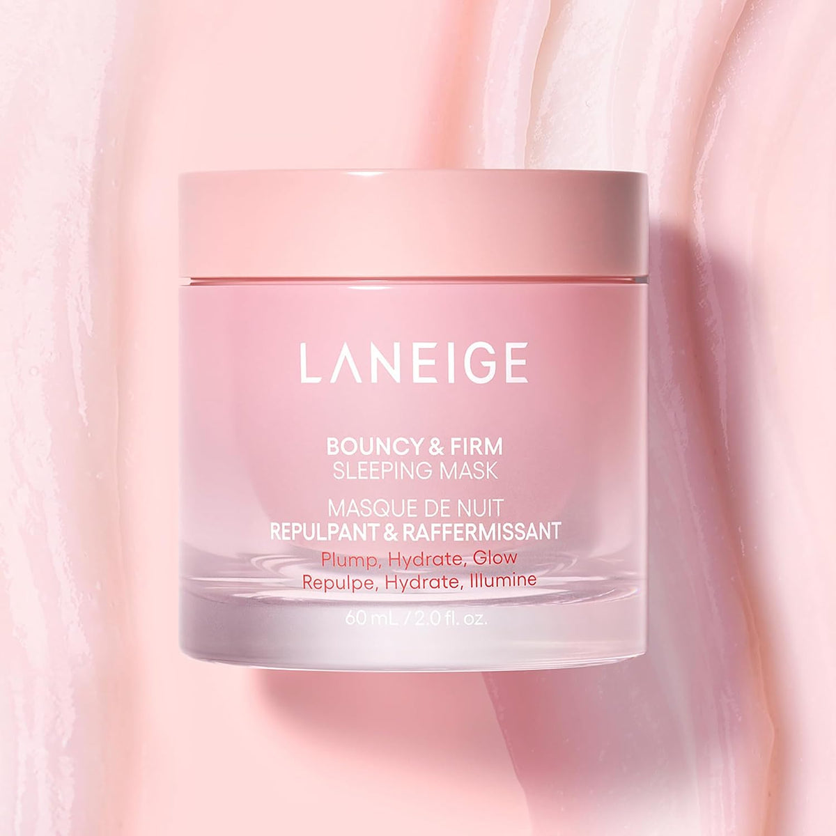 Laneige Bouncy & Firm Sleeping Mask | Overnight Plumping & Firming Mask with Peony & Collagen
