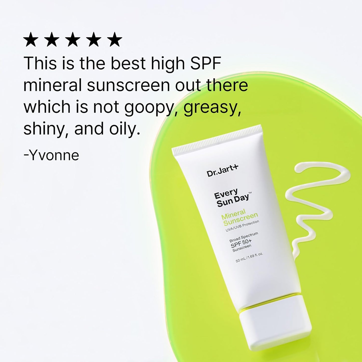 Dr. Jart+ Every Sun Day Mineral Sunscreen SPF50+ 50ml – Matte Finish Physical Sunscreen