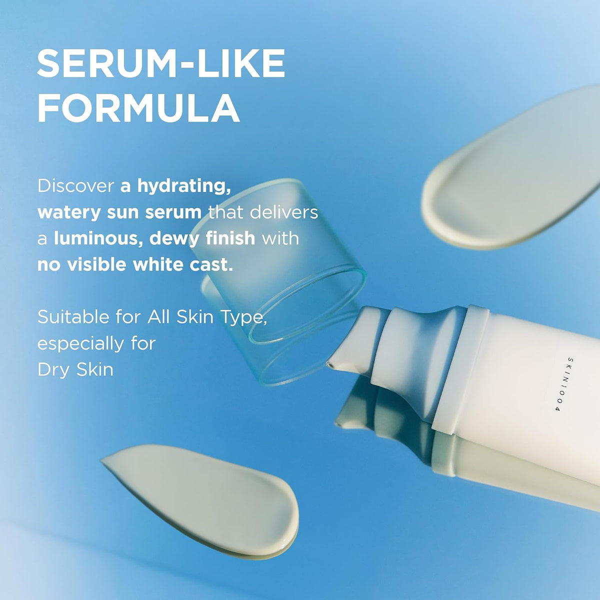 SKIN1004 Madagascar Centella Hyalu-Cica Water-Fit Sun Serum SPF 50 | Lightweight No White Cast Sunscreen