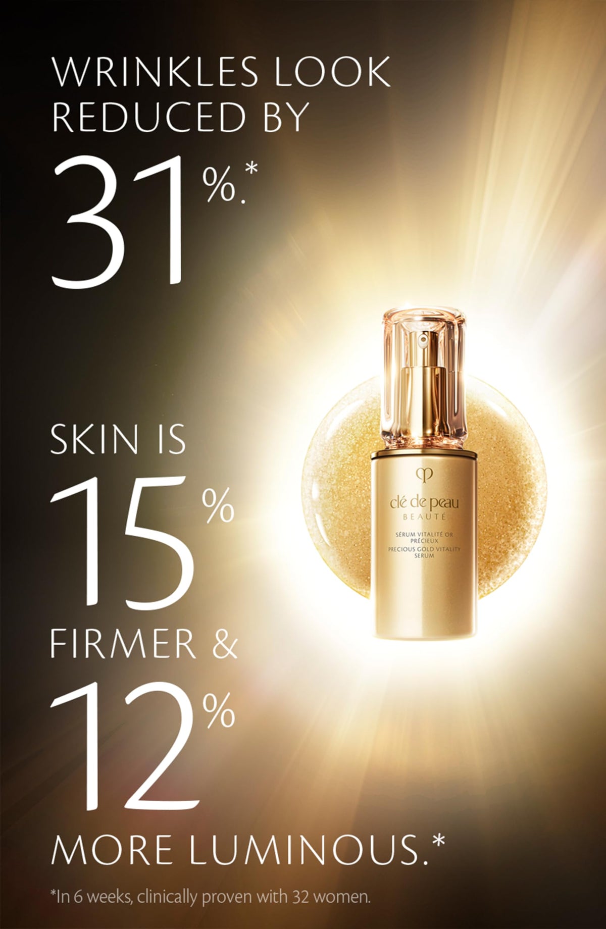 Clé de Peau Beauté Precious Gold Vitality Serum | 24K Gold