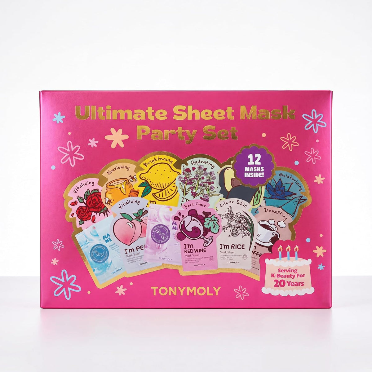 TONYMOLY All You Need Mask Set | 12 Korean Sheet Masks