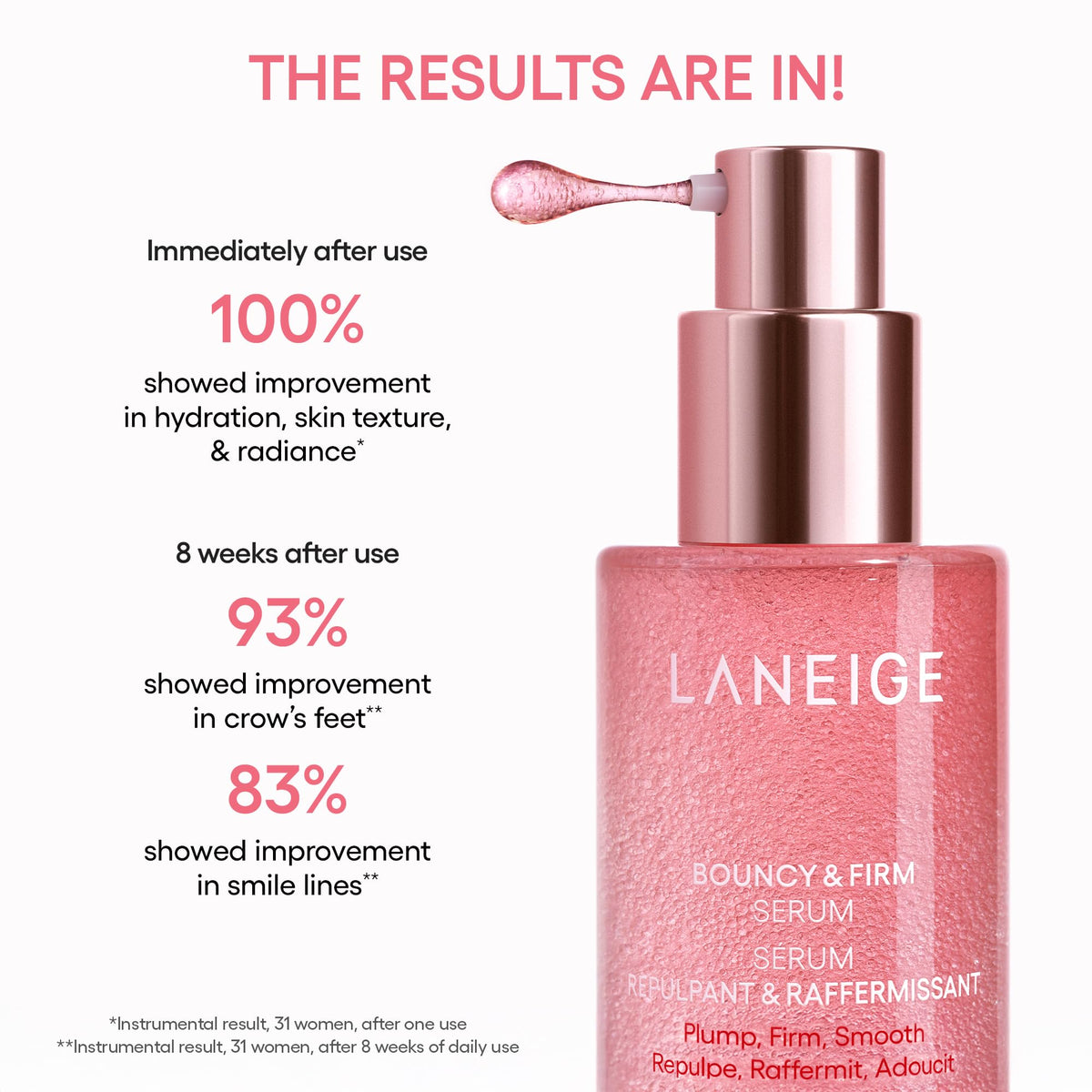 Laneige Bouncy & Firm Sleeping Mask | Overnight Plumping & Firming Mask with Peony & Collagen
