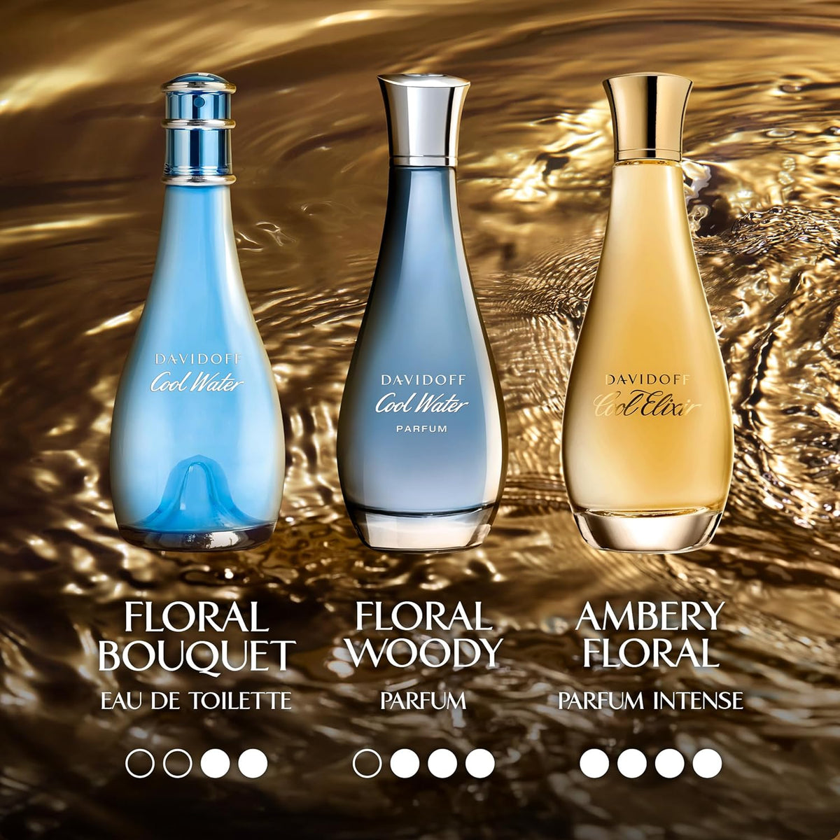 Davidoff Cool Elixir Parfum Intense | Oakmoss Jasmine Vanilla