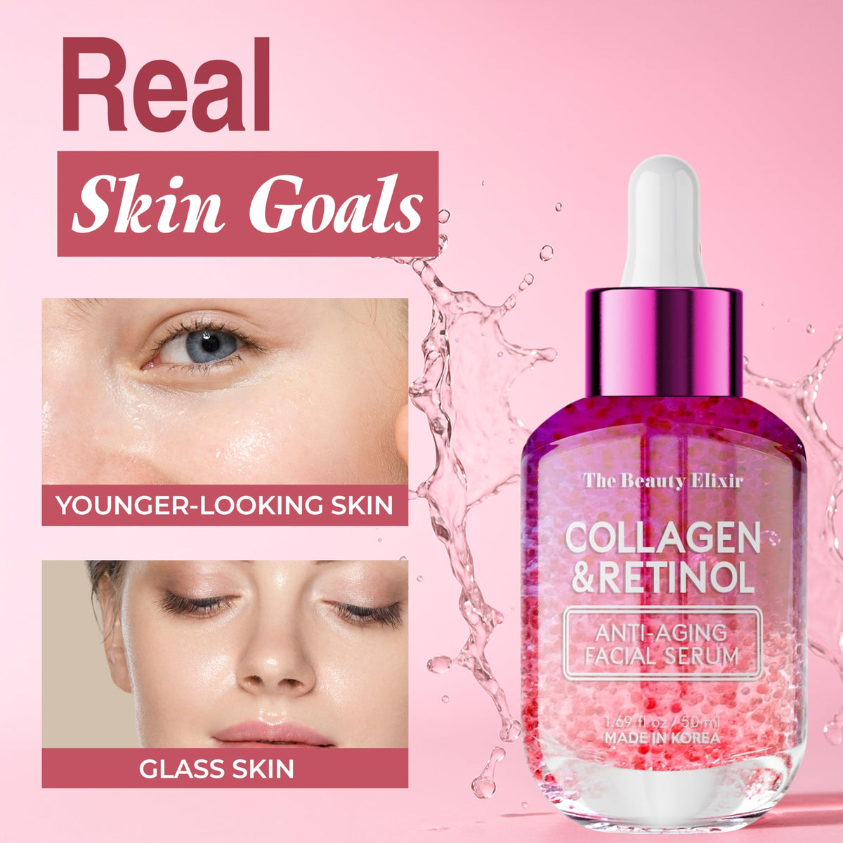 The Beauty Elixir Korean Facial Serums 50ml | 7 Targeted Formulas