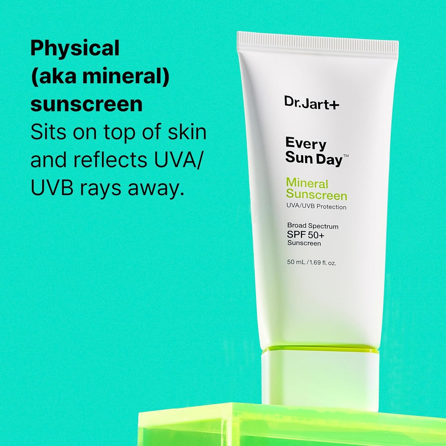 Dr. Jart+ Every Sun Day Mineral Sunscreen SPF50+ 50ml – Matte Finish Physical Sunscreen