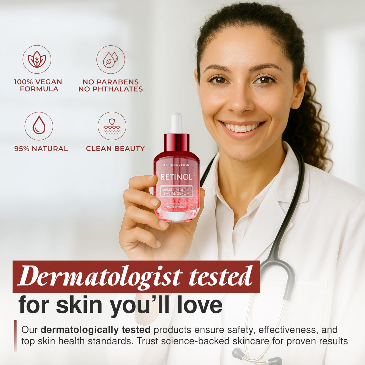 The Beauty Elixir Korean Facial Serums 50ml | 7 Targeted Formulas