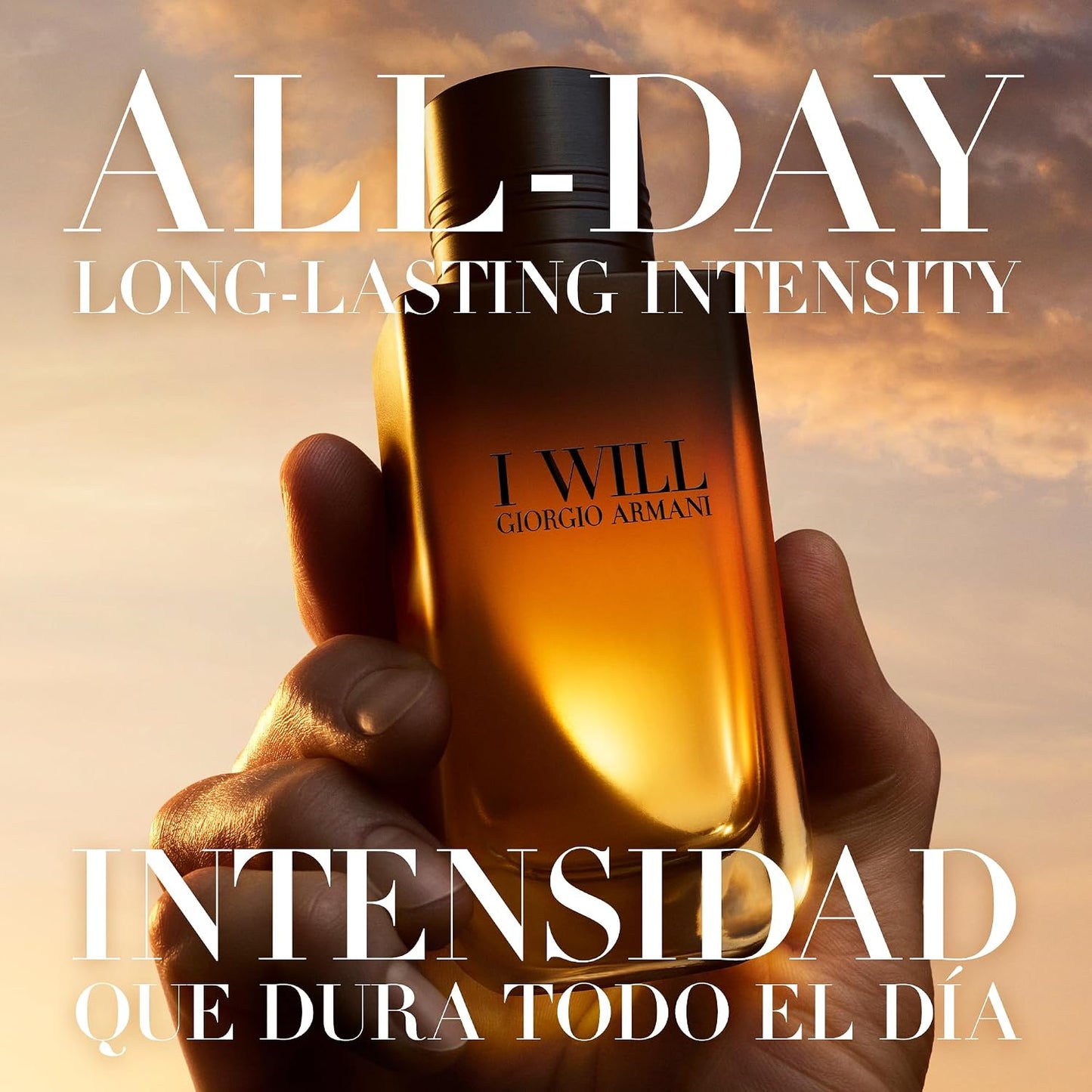 Giorgio Armani 'I Will' Eau de Parfum – Refillable Woody Ambery Men's Luxury Fragrance