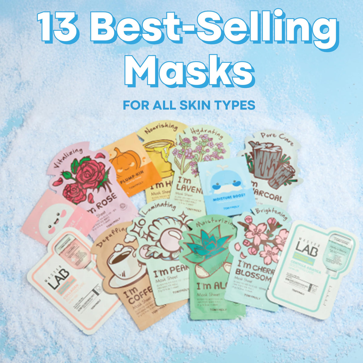 TONYMOLY All You Need Mask Set | 12 Korean Sheet Masks