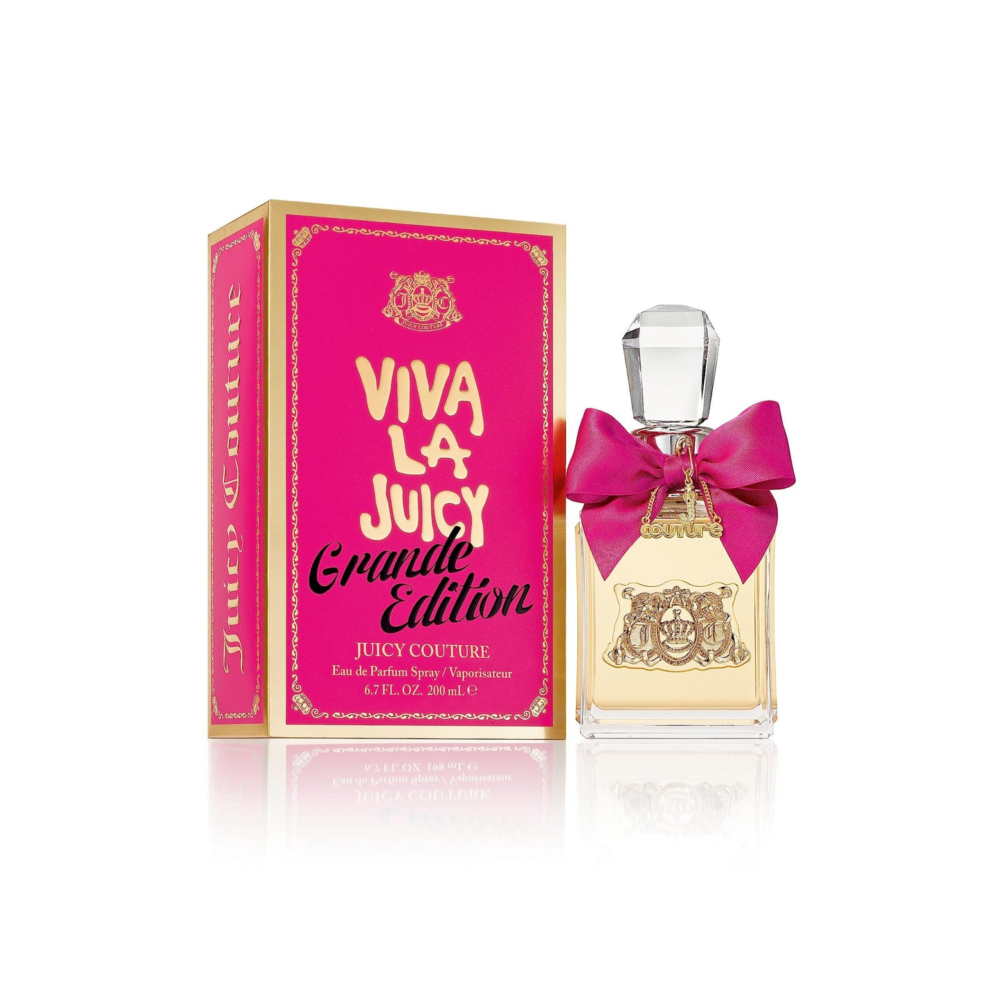 Juicy Couture Viva La Juicy Grande Edition EDP 200ml | Amber Floral Gourmand – Mandarin, Gardenia & Caramel
