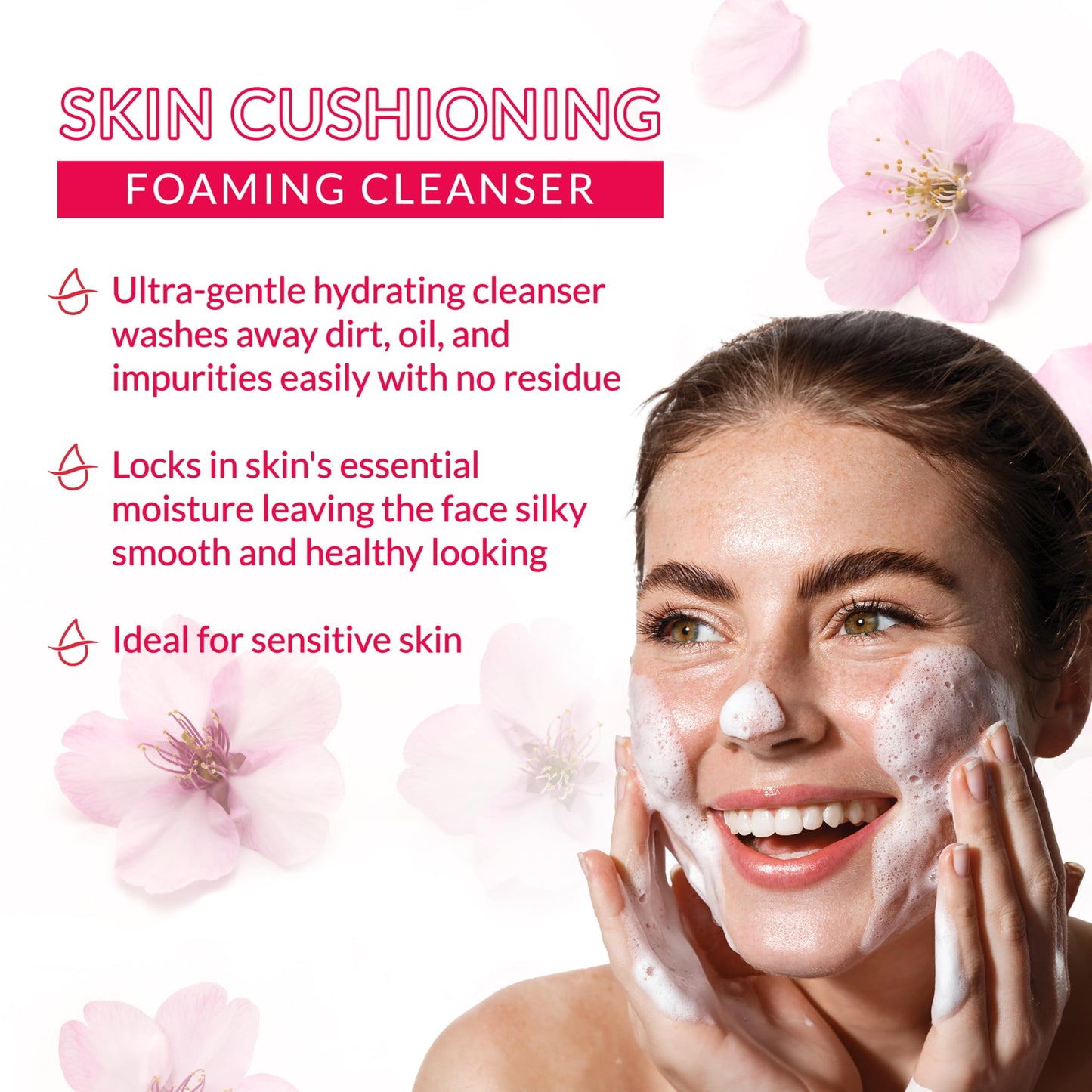 Hada Labo Tokyo Gentle Hydrating Cleanser with Hyaluronic Acid | Fragrance-Free
