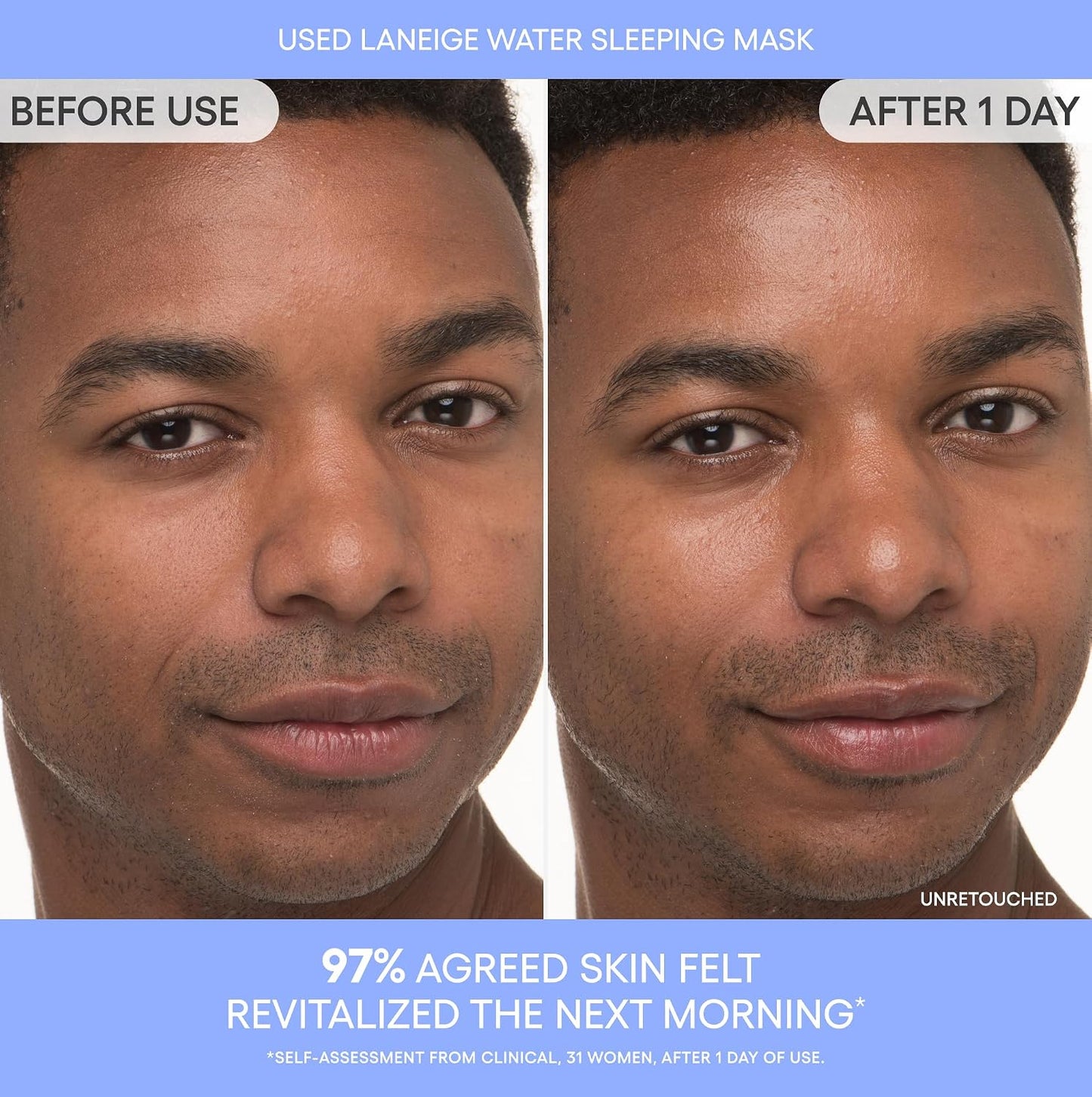 Laneige Water Sleeping Mask | Overnight Hydrating & Brightening Gel Mask with 3x Hyaluronic Acid