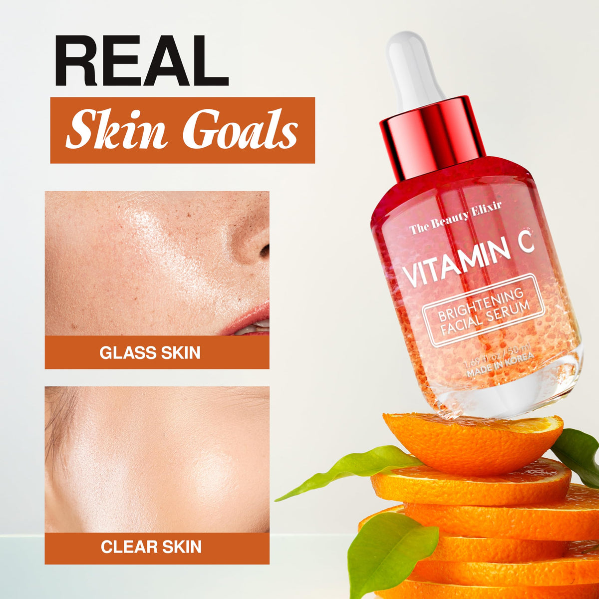 The Beauty Elixir Korean Facial Serums 50ml | 7 Targeted Formulas