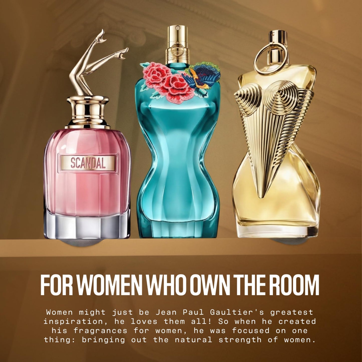 Jean Paul Gaultier Gaultier Divine Eau de Parfum – Salty Floral Gourmand Women's Perfume