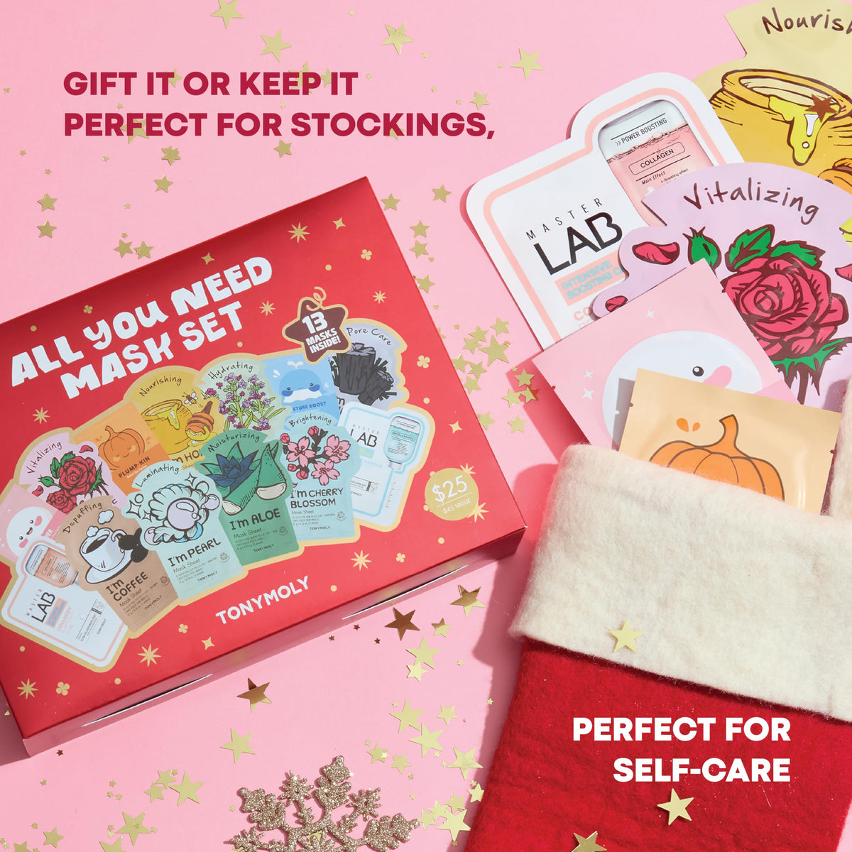 TONYMOLY All You Need Mask Set | 12 Korean Sheet Masks