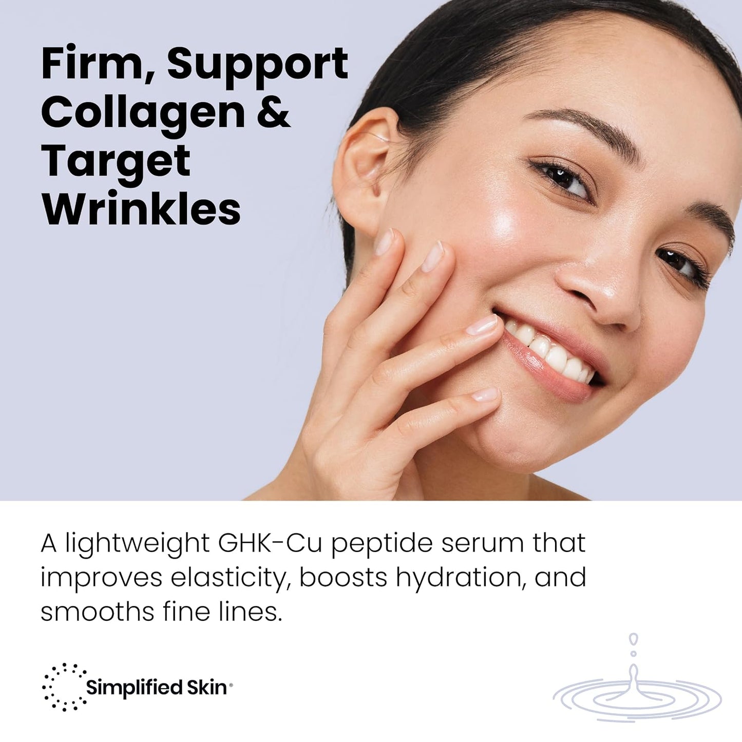 Simplified Skin GHK-Cu Serum | Copper Peptide Firming Serum