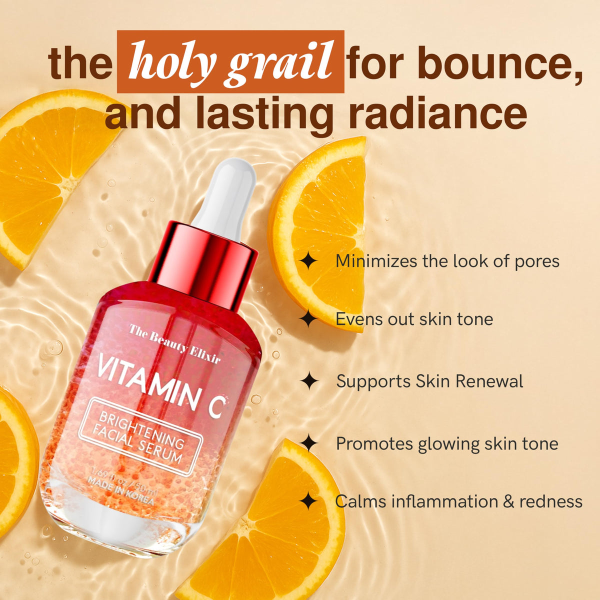 The Beauty Elixir Korean Facial Serums 50ml | 7 Targeted Formulas