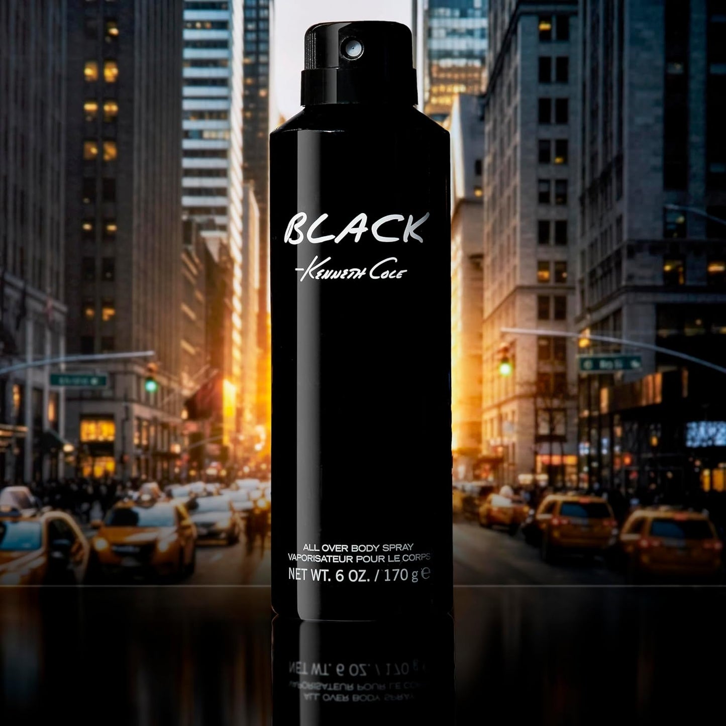 Kenneth Cole Black All Over Body Spray | Fresh Masculine Men's Fragrance