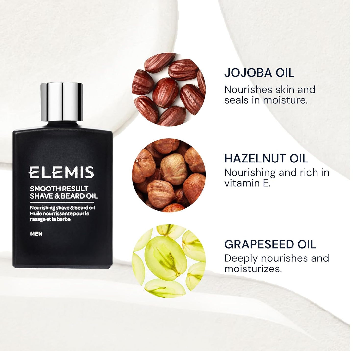 ELEMIS Smooth Result Shave & Beard Oil | Luxury Multi-Purpose Men's Grooming