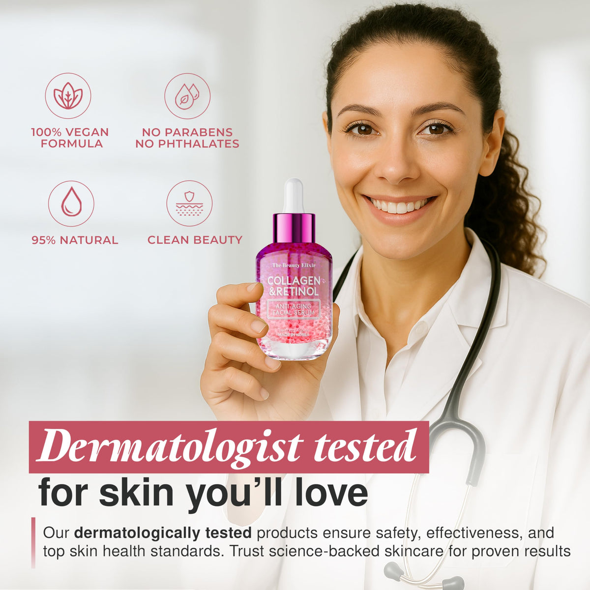 The Beauty Elixir Korean Facial Serums 50ml | 7 Targeted Formulas