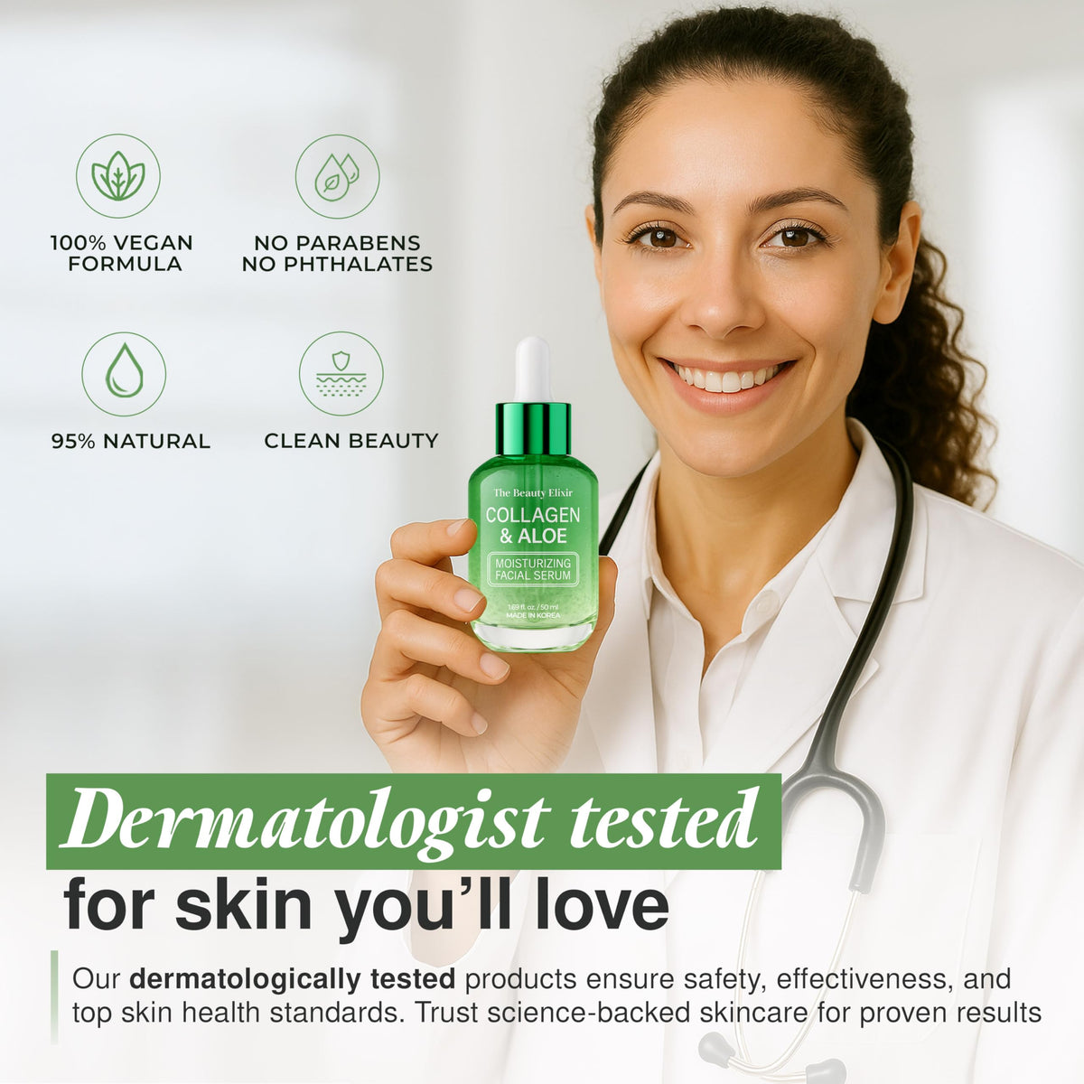 The Beauty Elixir Korean Facial Serums 50ml | 7 Targeted Formulas