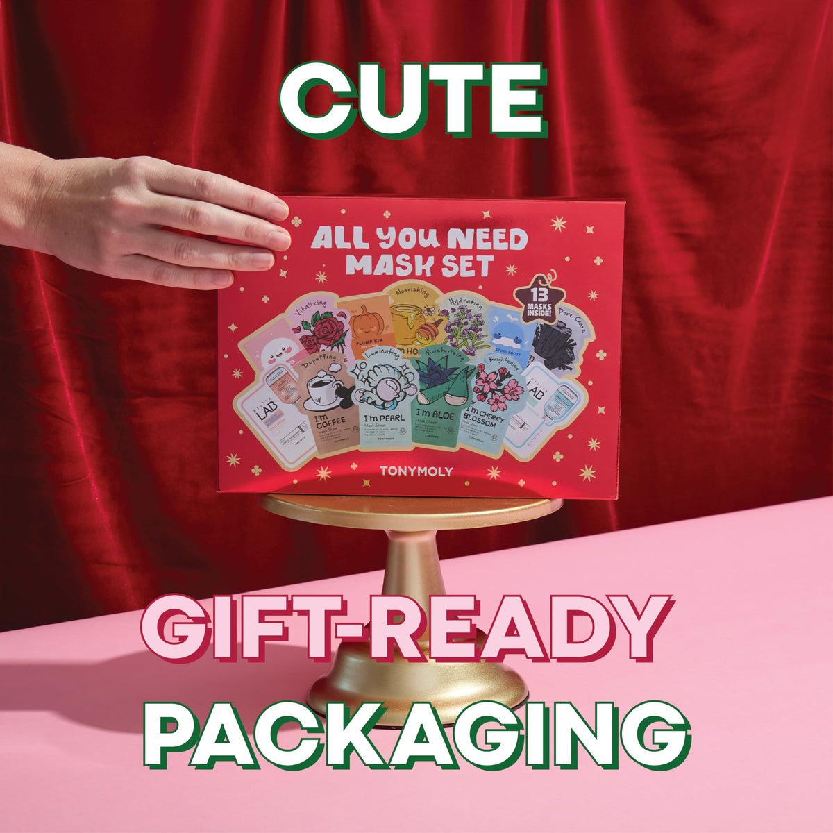 TONYMOLY All You Need Mask Set | 12 Korean Sheet Masks