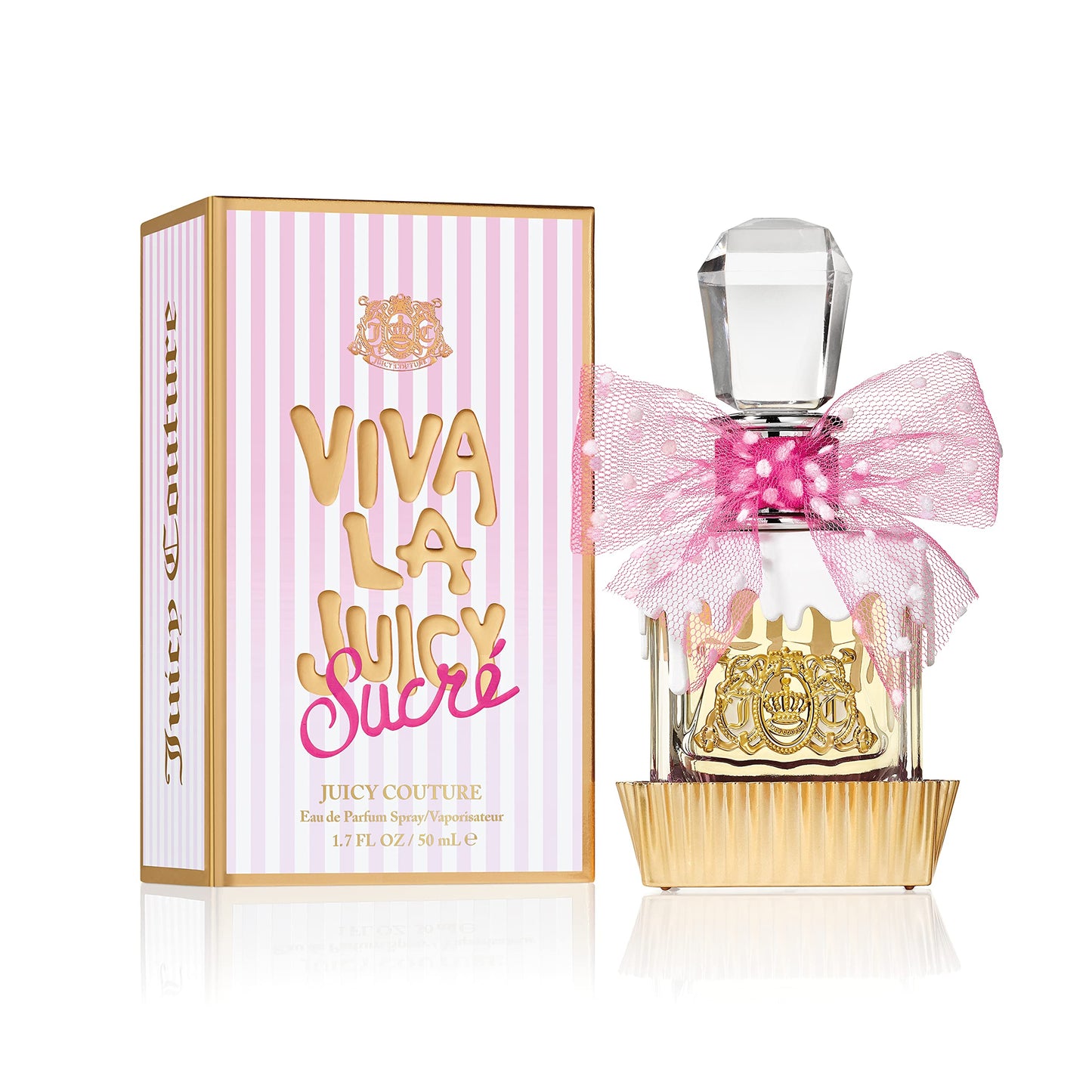 Juicy Couture Viva La Juicy Sucré EDP | Sweet Gourmand Perfume – Peach, Vanilla & Whipped Cream