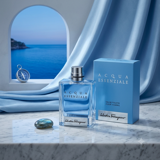 Salvatore Ferragamo Acqua Essenziale EDT | Aromatic Tonic Men’s Cologne – Fresh Citrus & Aquatic
