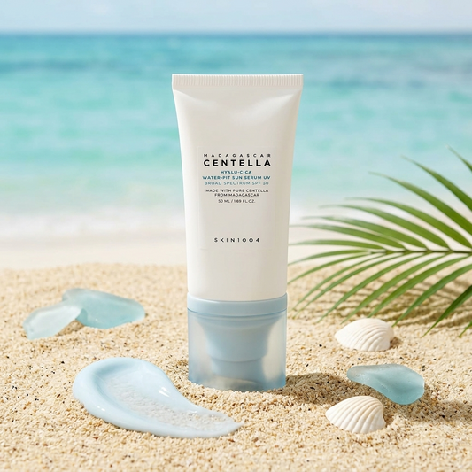 SKIN1004 Madagascar Centella Hyalu-Cica Water-Fit Sun Serum SPF 50 | Lightweight No White Cast Sunscreen