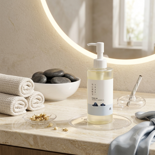 ROUND LAB 1025 Dokdo Cleansing Oil | Lightweight Makeup Removing Cleansing Oil for All Skin Types