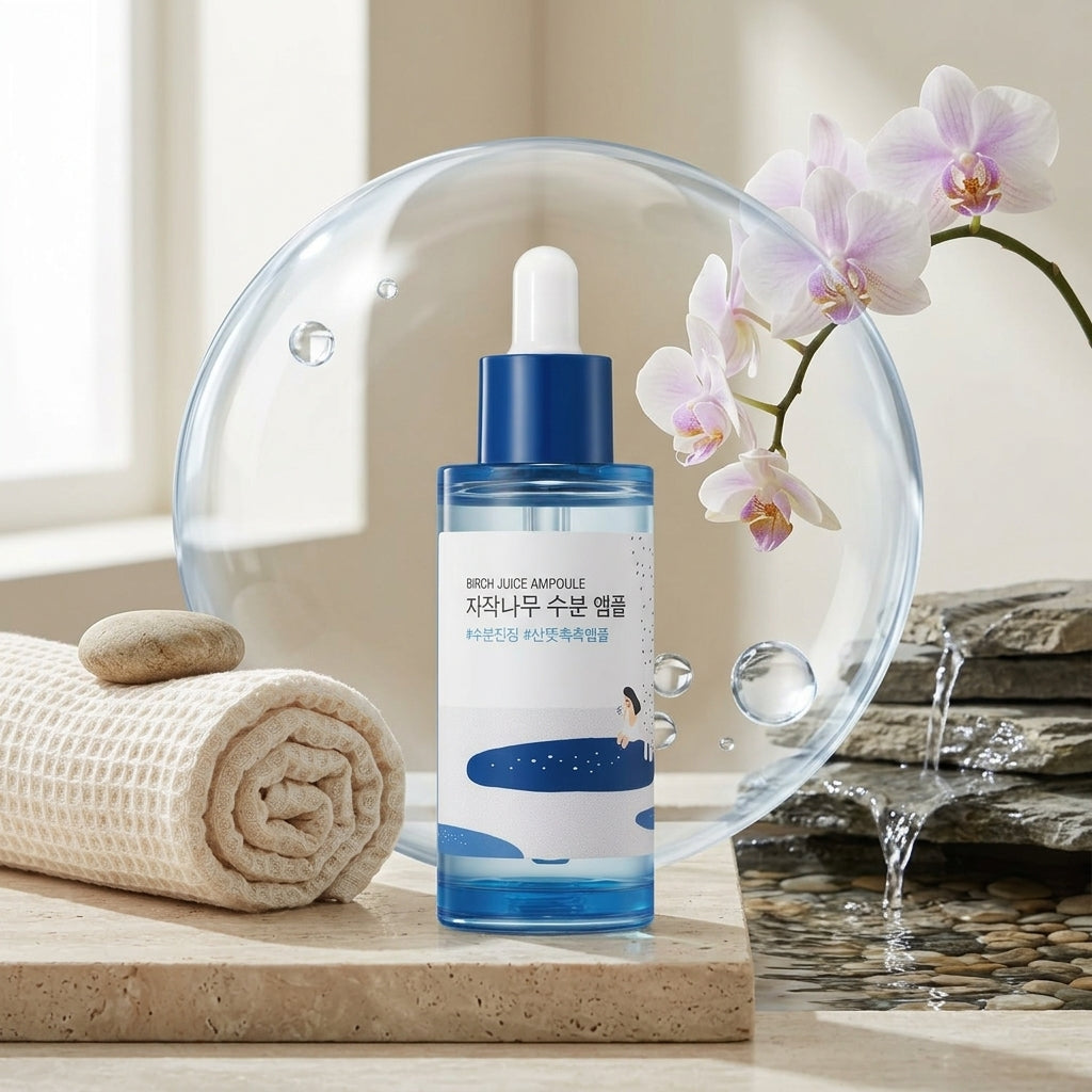 ROUND LAB Birch Juice Ampoule | 72-Hour Multi-Layer Hydration